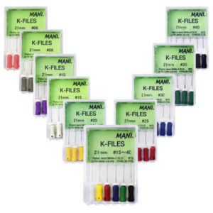 Mani K-Files 21mm Endodontic Hand Files