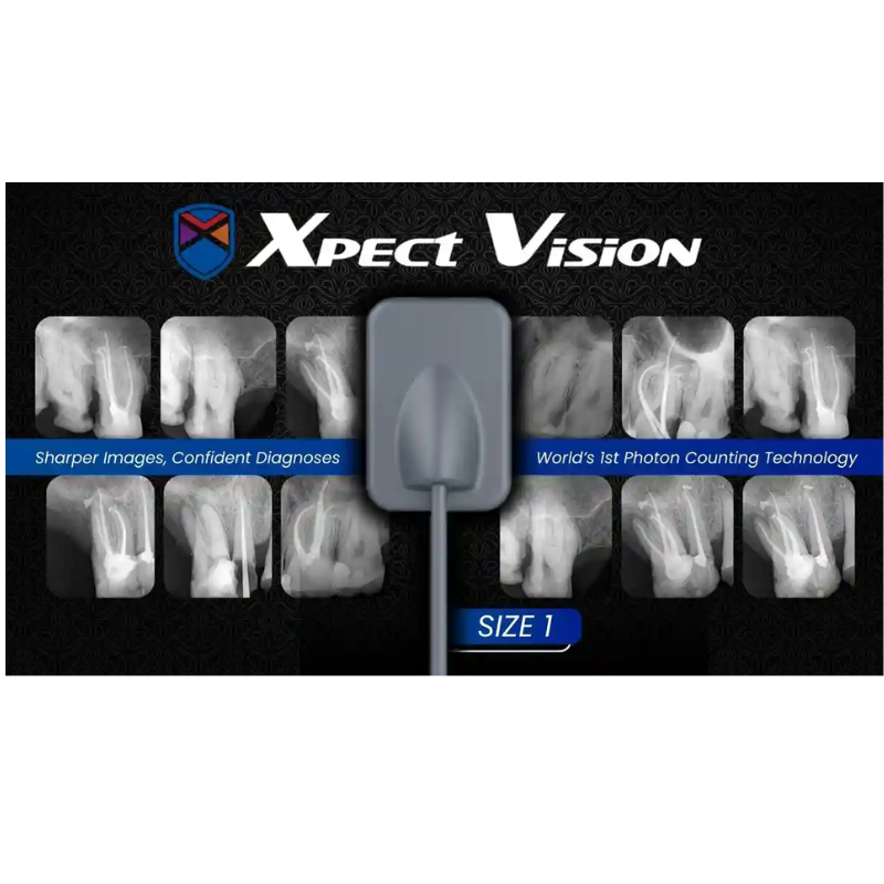 Xpect Vision RVG Sensor for Digital Dental X-Ray Imaging Size 1