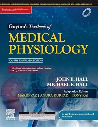 Guyton and Hall Textbook of Medical Physiology – 4th South Asia Edition