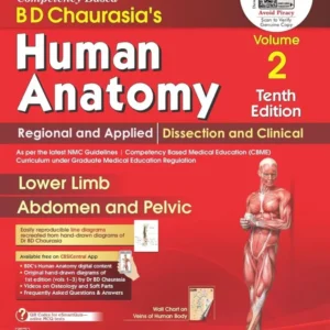 BD Chaurasia's Human Anatomy with Free Workbook (Vol 2) – 10th Edition
