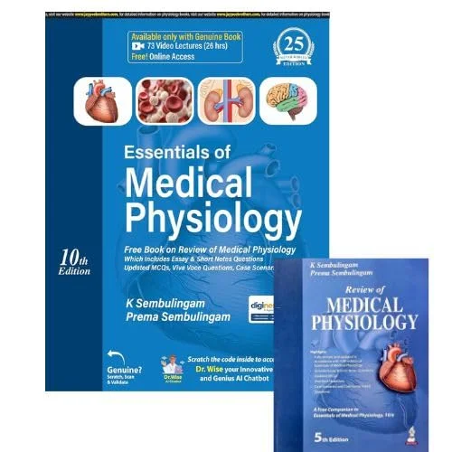 Essentials of Medical Physiology (With Review of Medical Physiology) – 10th Edition