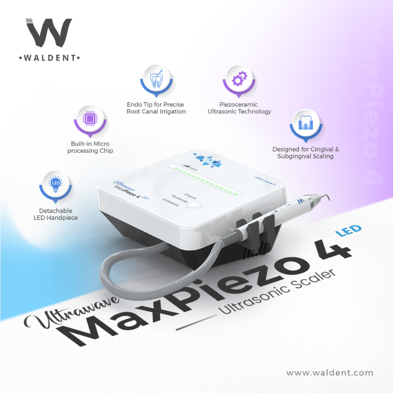 Waldent Ultrawave MaxPiezo 4 LED Ultrasonic Scaler - Image 7